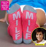 Kris Jenner Wears Creepy â€˜M.I.L.Fâ€™ Socks From Son, Rob Kardashian