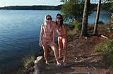Two nice milfs walks naked outdoors | Russian Sexy Girls