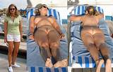 ... :This milf loses her inhibitions and tans nude on a cruise ship