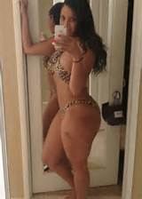 1girl bikini black_hair milf photo selfpic solo