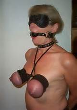 MILF with Tits Tied and Ball Gag Amateur Bondage... : blind fold ...