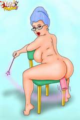 Naked cartoon MILF